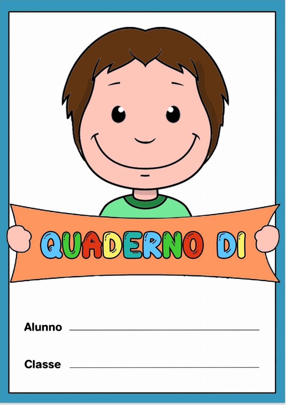 Copertine faldoni per scuola dell'infanzia