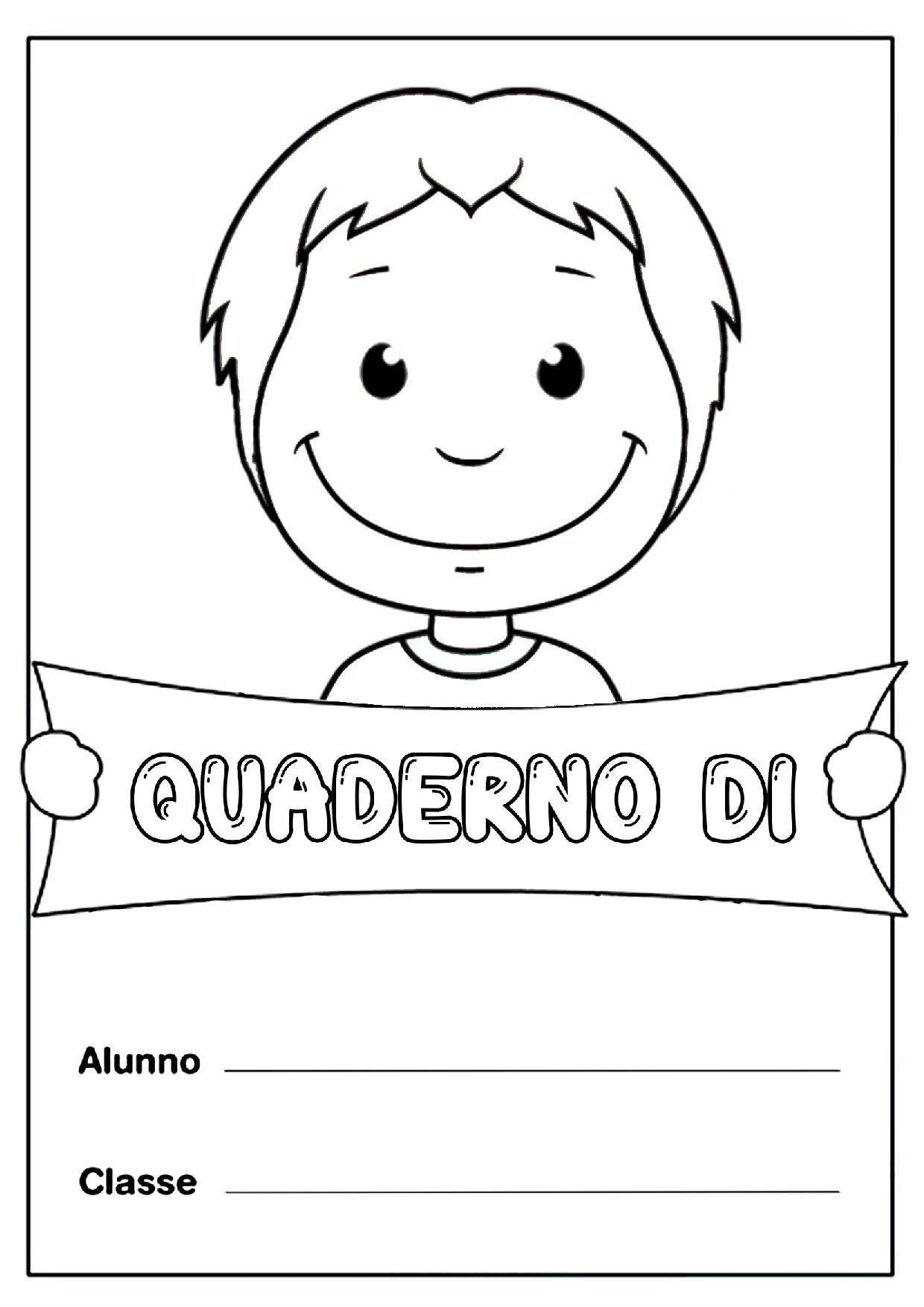 quaderno bimbo bn