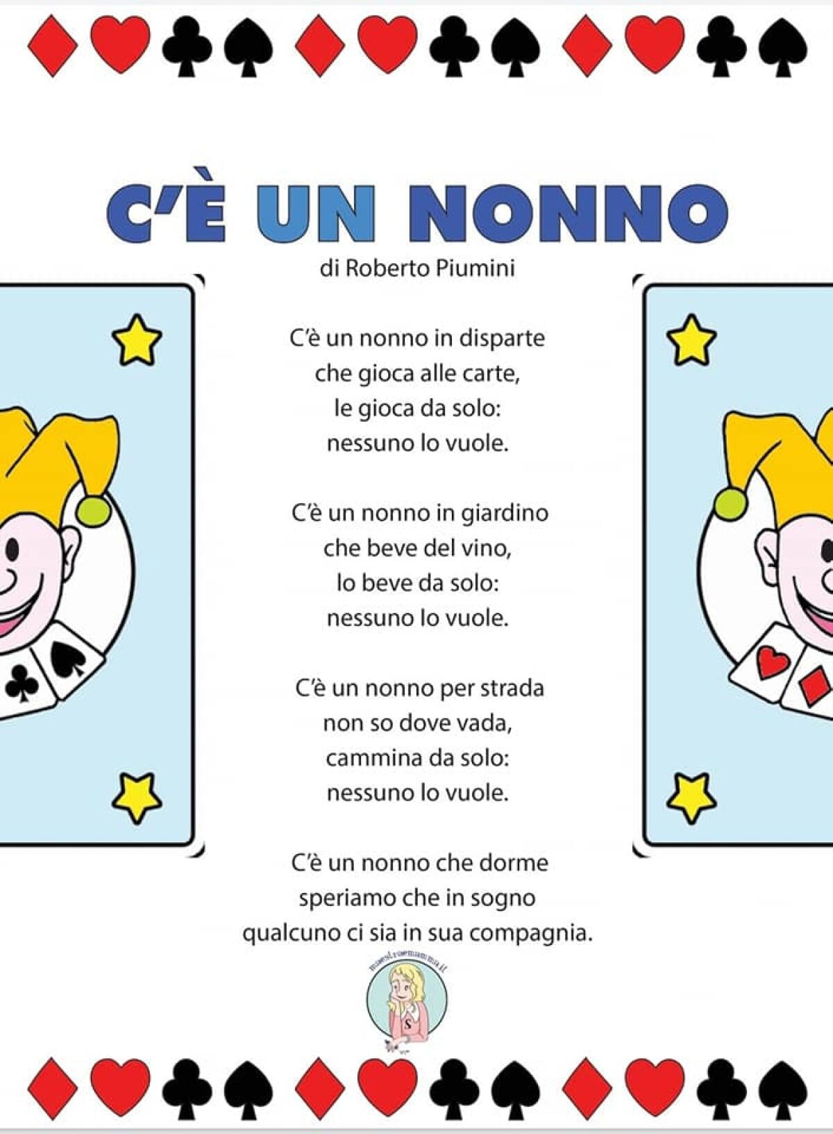 C'è un nonno - poesia di Roberto Piumini per la festa dei nonni - 