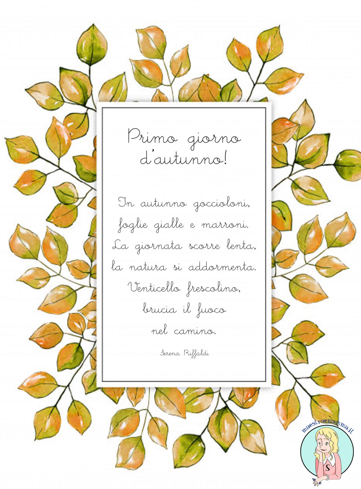 Primo giorno d'autunno in poesia - 