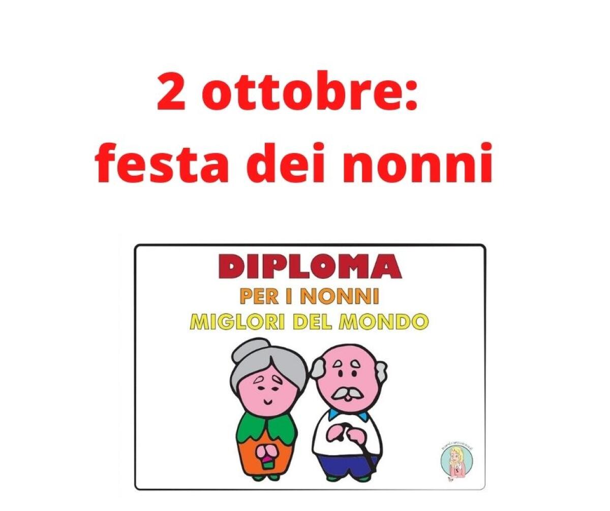 Diploma nonni migliori del mondo (2 ottobre festa dei nonni) - 