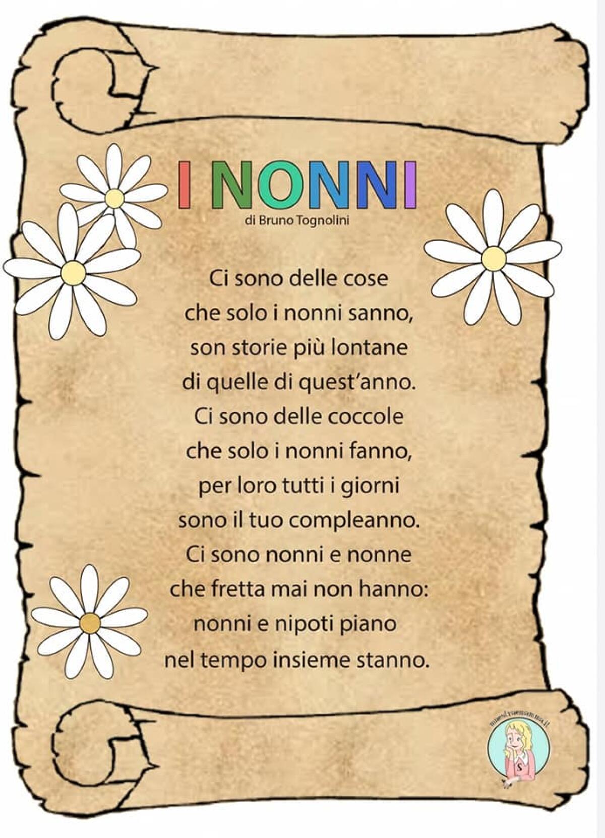 "I nonni" - poesia di Bruno Tognolini - 