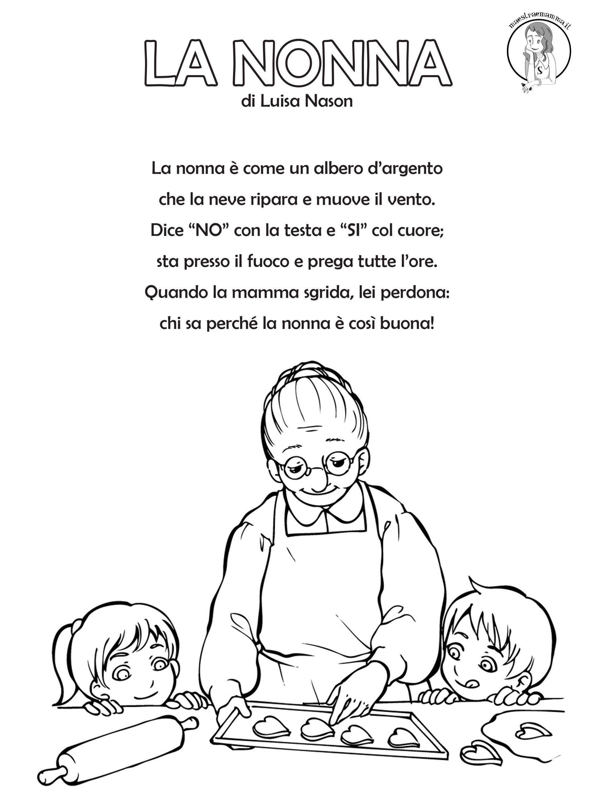 LA nonna poesia festa dei nonni 2 ottobre