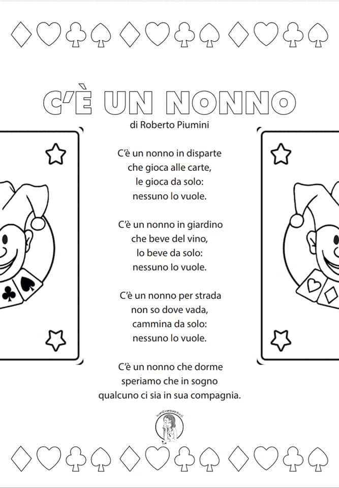 C'è un nonno - poesia di Roberto Piumini per la festa dei nonni
