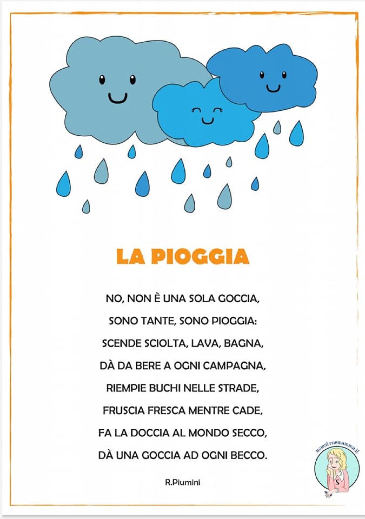 La pioggia di Roberto Piumini - 