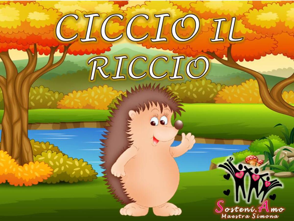 "Ciccio il riccio" - semplice storia autunnale con scheda didattica di comprensione - 