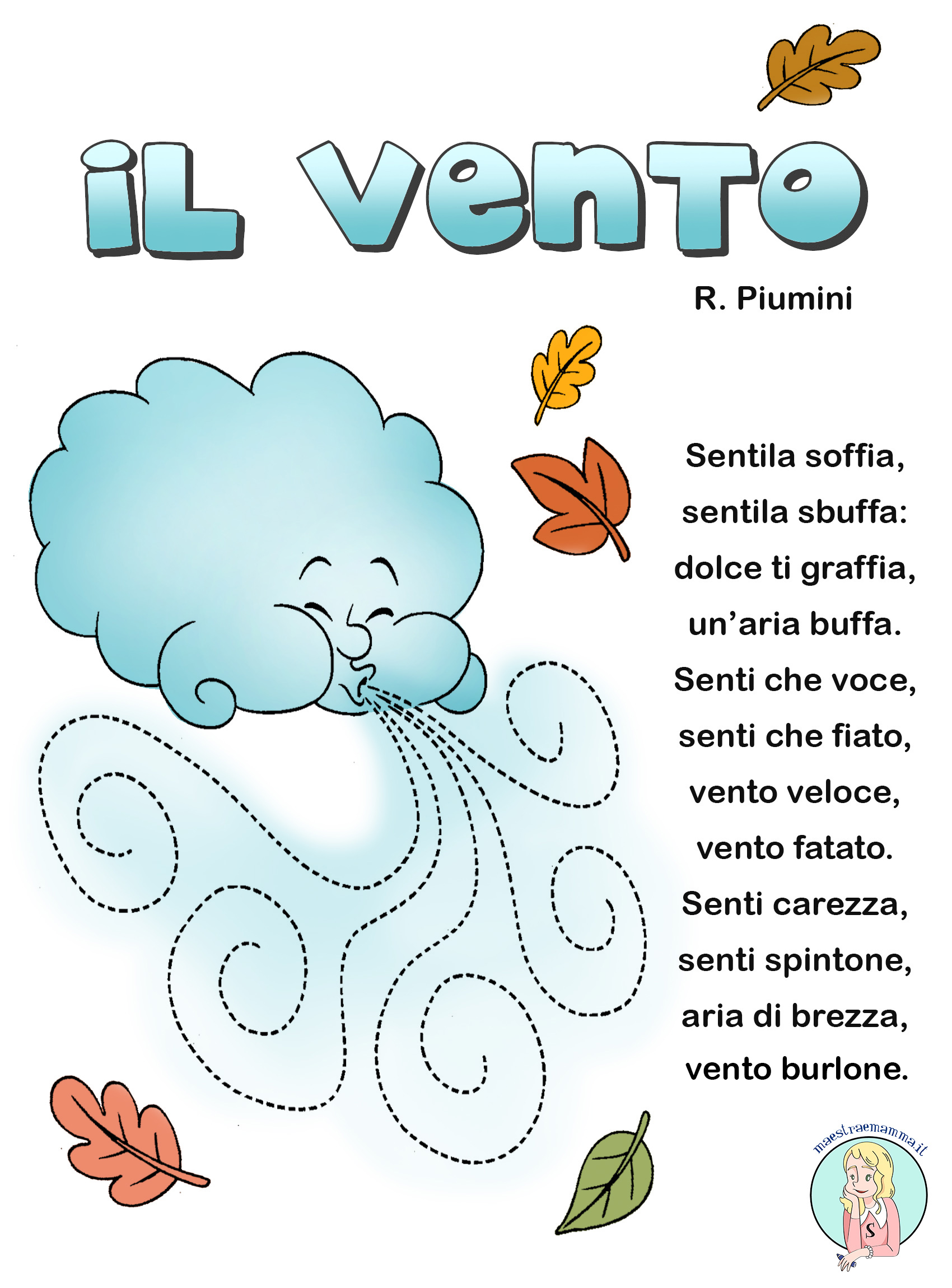 Il vento - poesia di Roberto Piumini