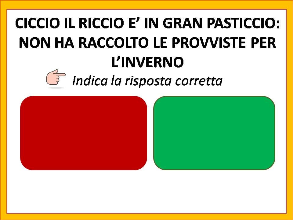 "Ciccio il riccio" - semplice storia autunnale con domande di comprensione-comprensione del testo autunno