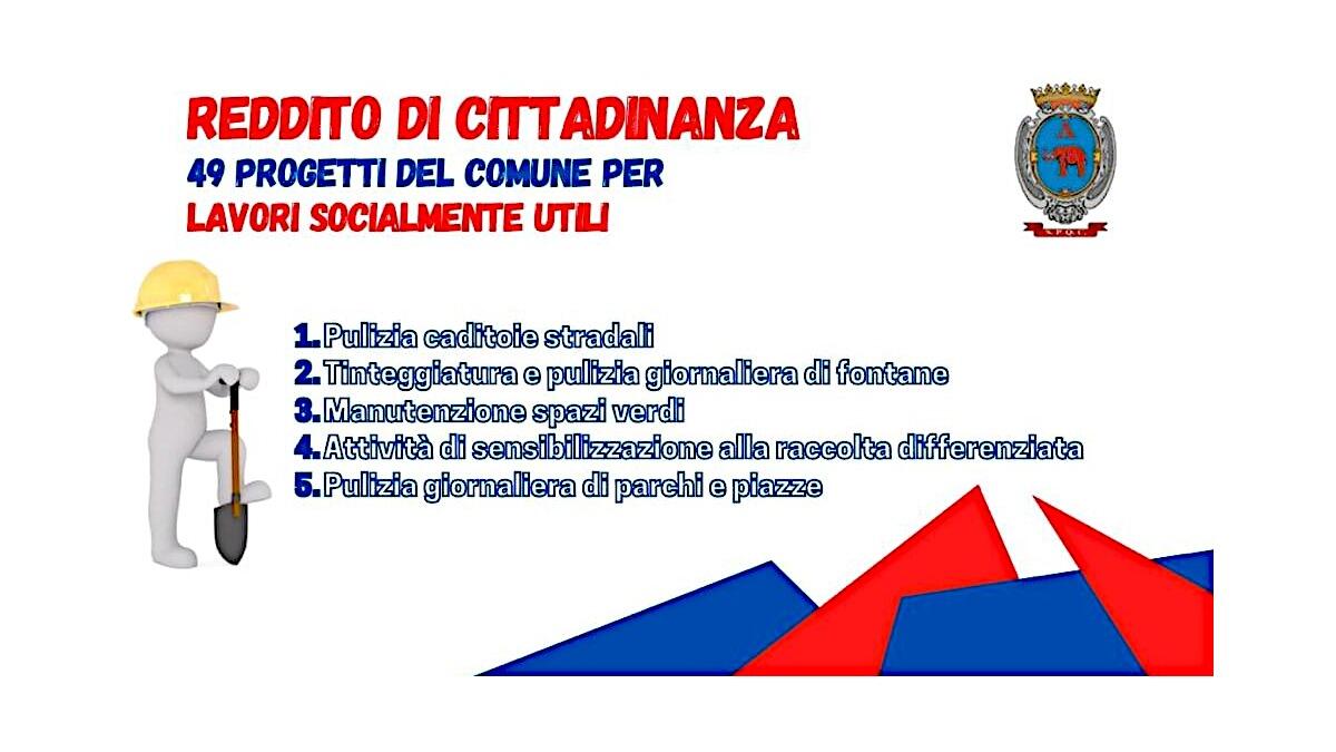 Reddito di Cittadinanza: il Comune di Catania mette in atto 49 Progetti di Utilità Collettività - 
