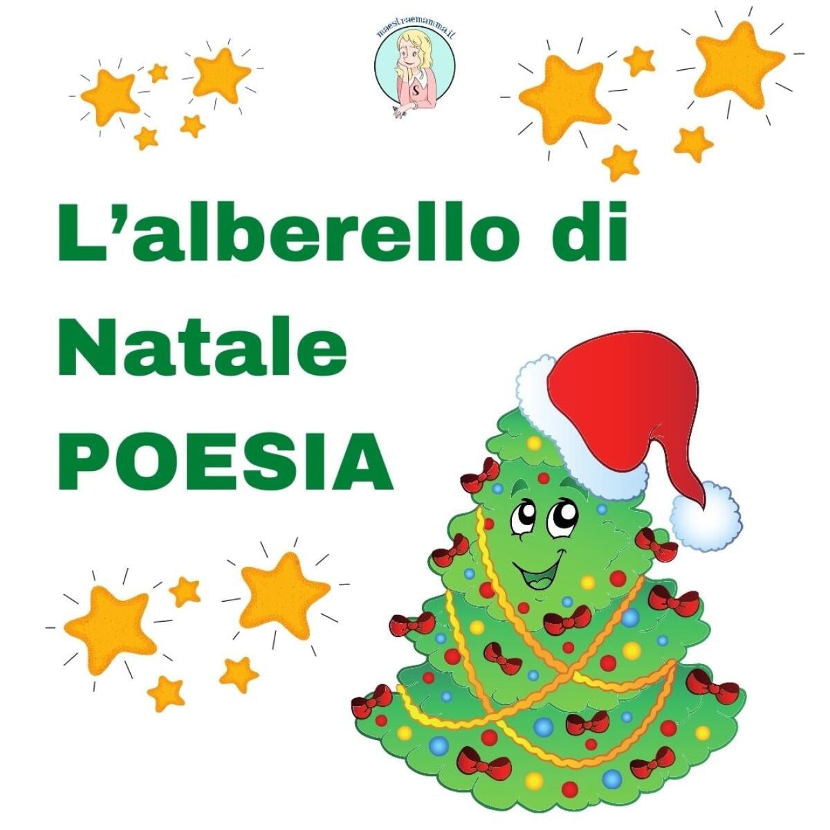 L’alberello di Natale: poesia albero di natale per bambini - 