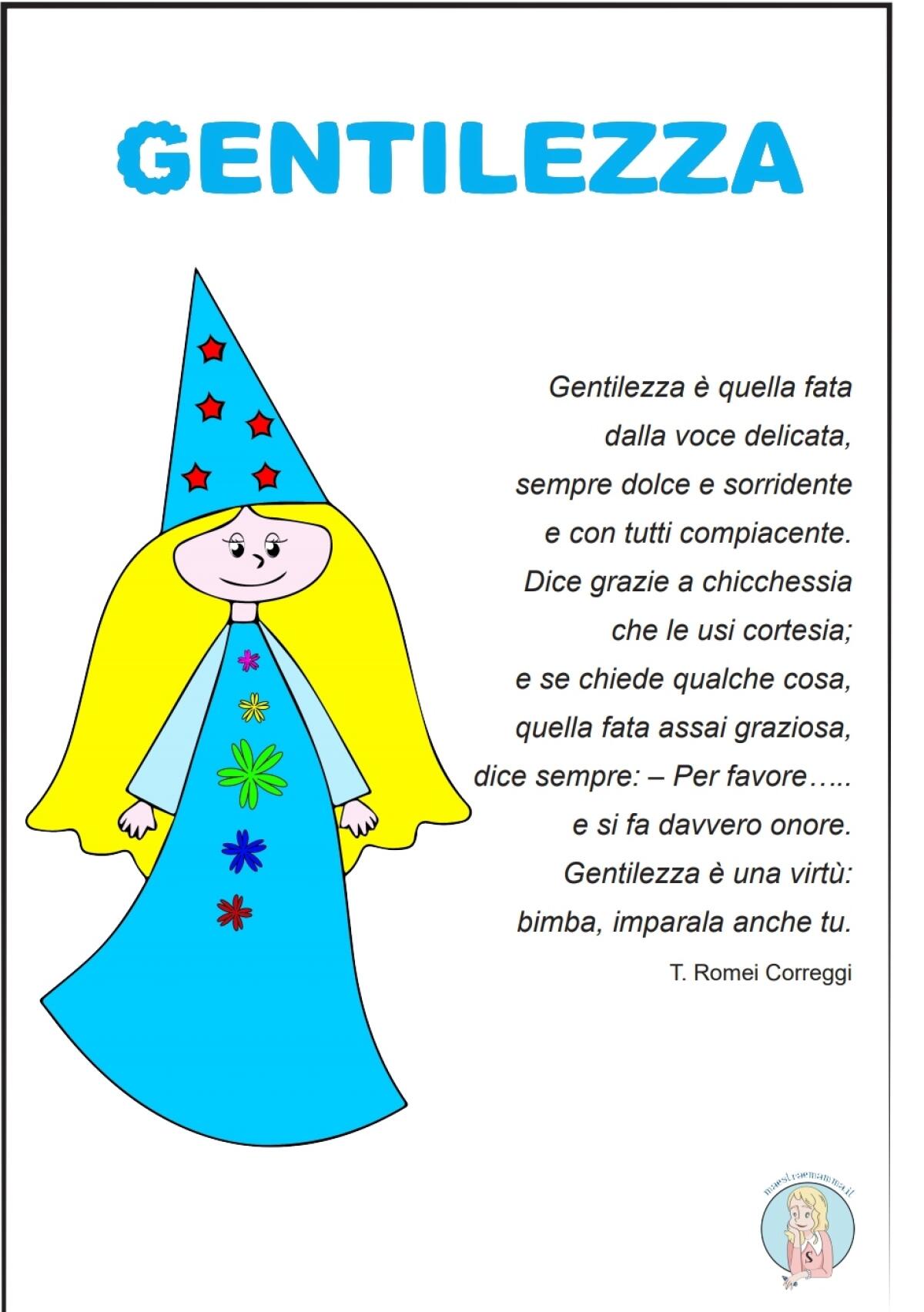 Poesia della fata della gentilezza - poesia sulla gentilezza per bambini - 