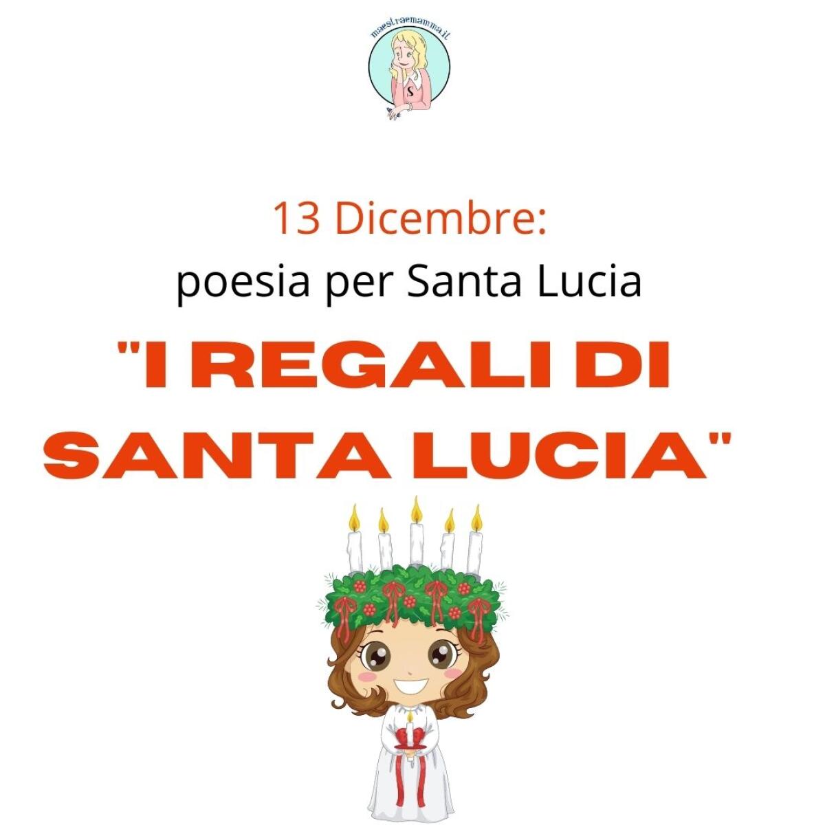 I regali di Santa Lucia (poesia) - 