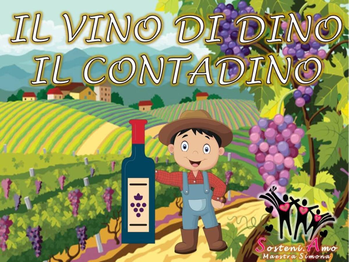 Il vino di Dino il contadino - semplice storia sull'autunno con scheda didattica di comprensione - 