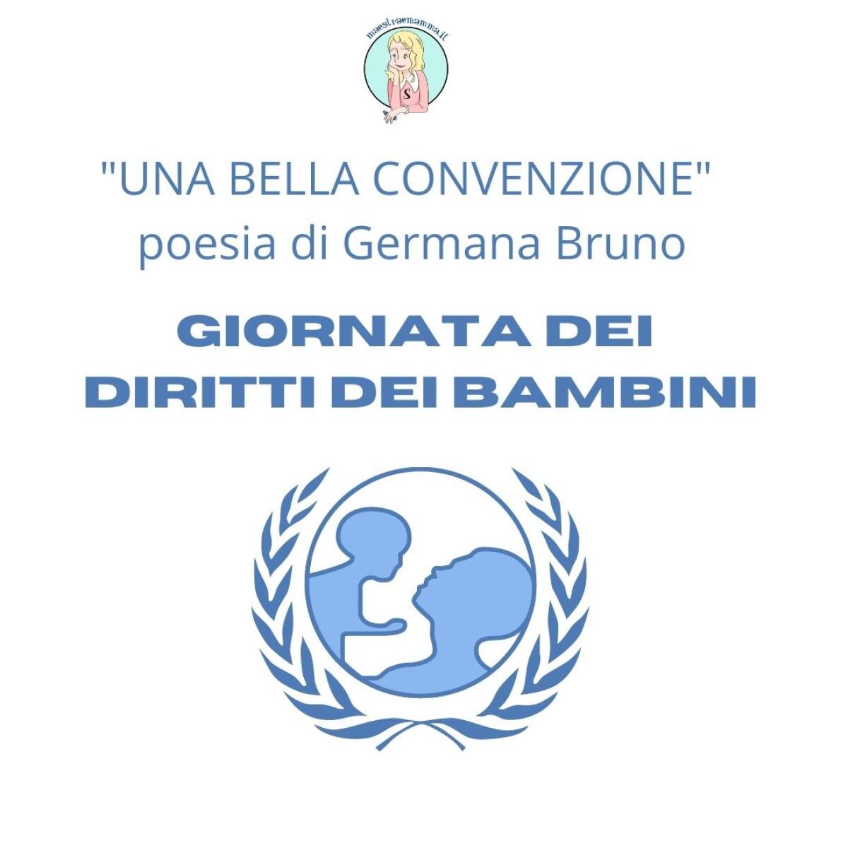 Una bella convenzione - poesia di Germana Bruno sui Diritti dei bambini - 