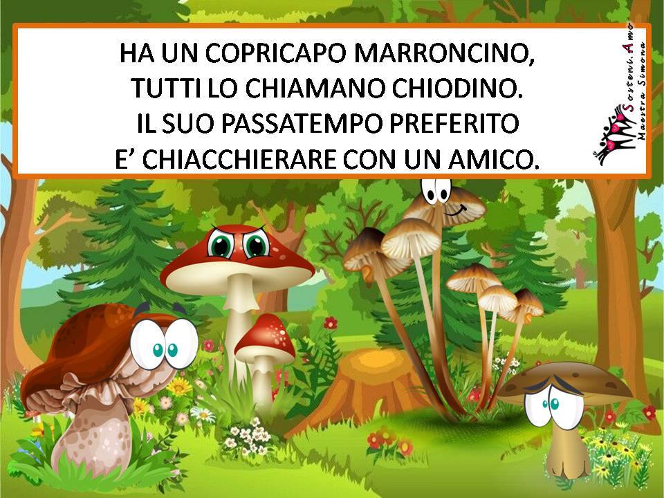 Chiodino - semplice storia autunnale con scheda didattica di comprensione