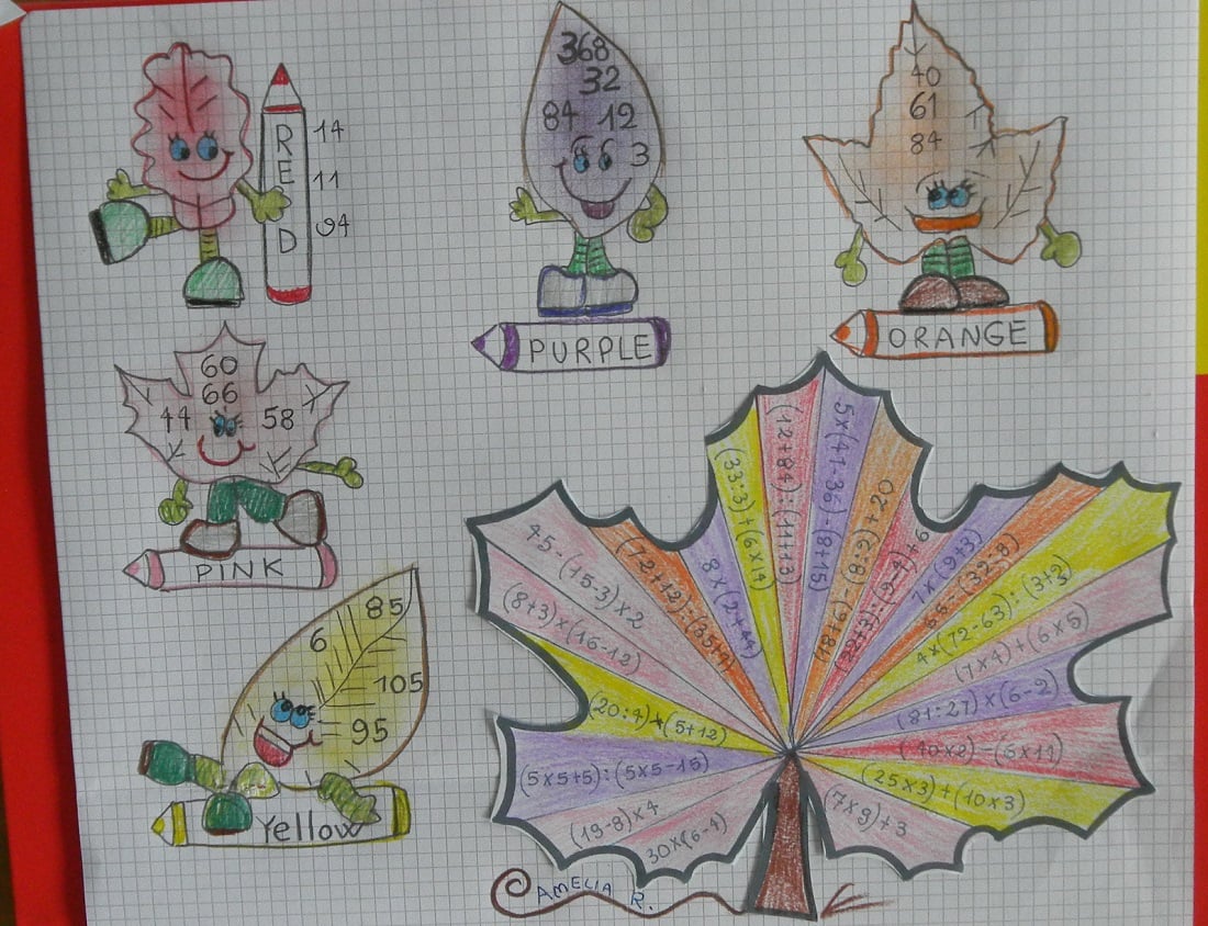 matefoglie schede attività matematica classe quarta