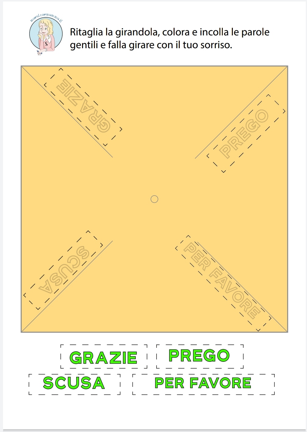 le parole magiche della gentilezza giornata della gentilezza lavoretto attività da svolgere con i bambini