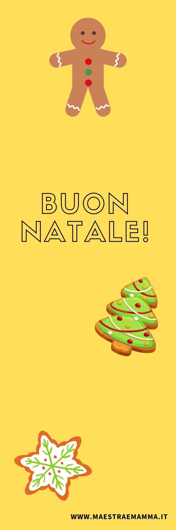 buon natale segnalibro