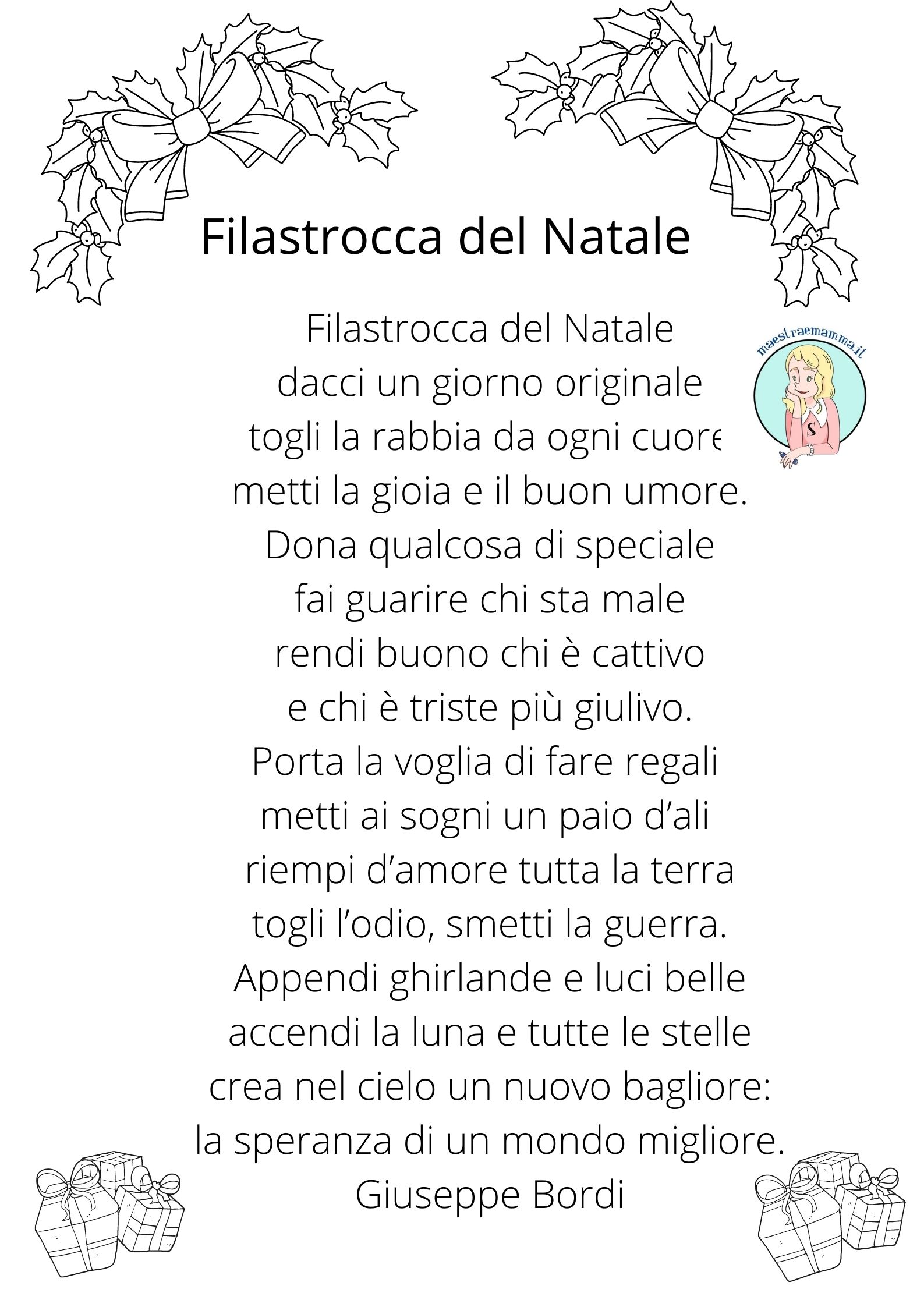 Filastrocca del Natale di Giuseppe Bordi