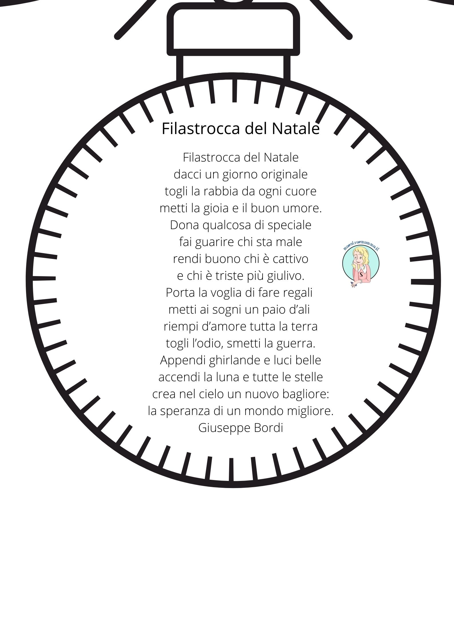 Filastrocca del Natale di Giuseppe Bordi