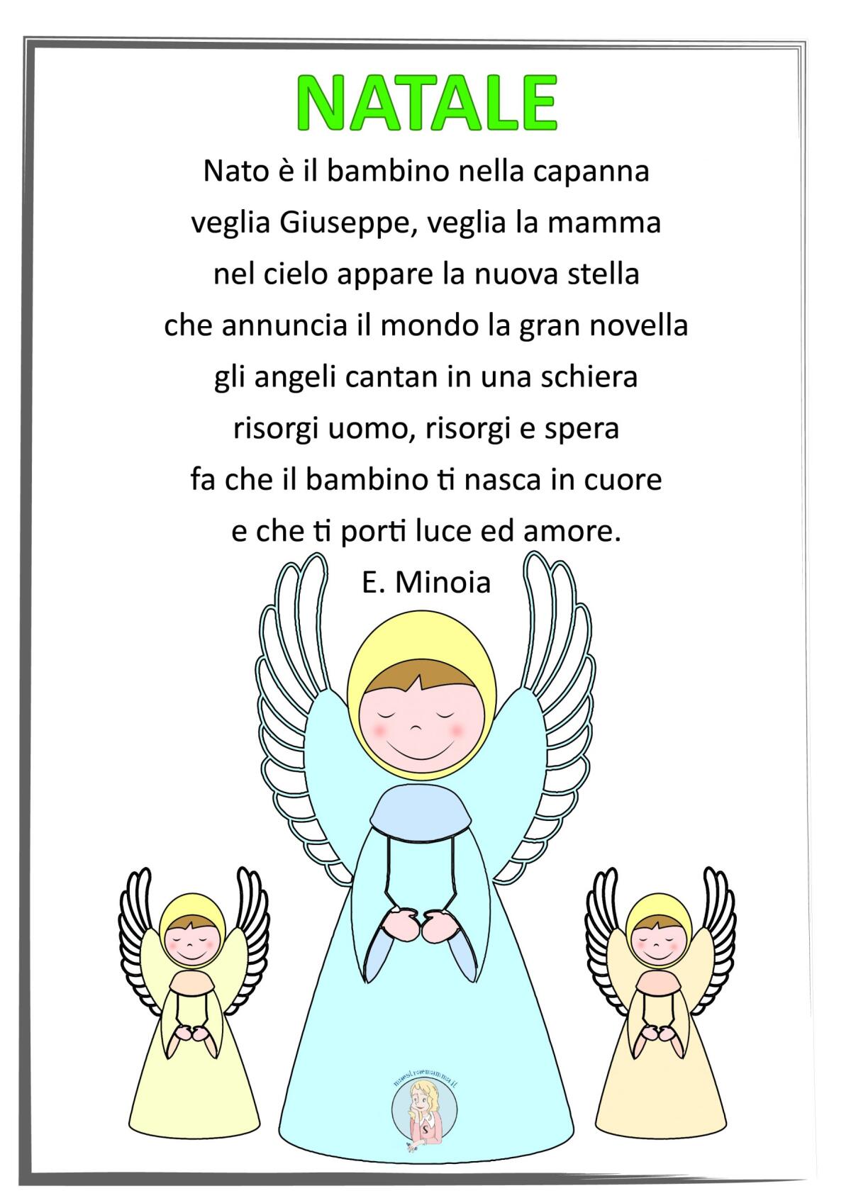 Natale - poesia tradizionale sulla nascita di Gesù bambino - 