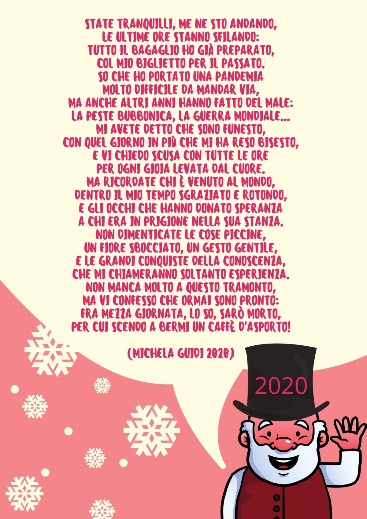Poesia di Capodanno per salutare quest'anno funesto: "Il saluto del 2020!" - 