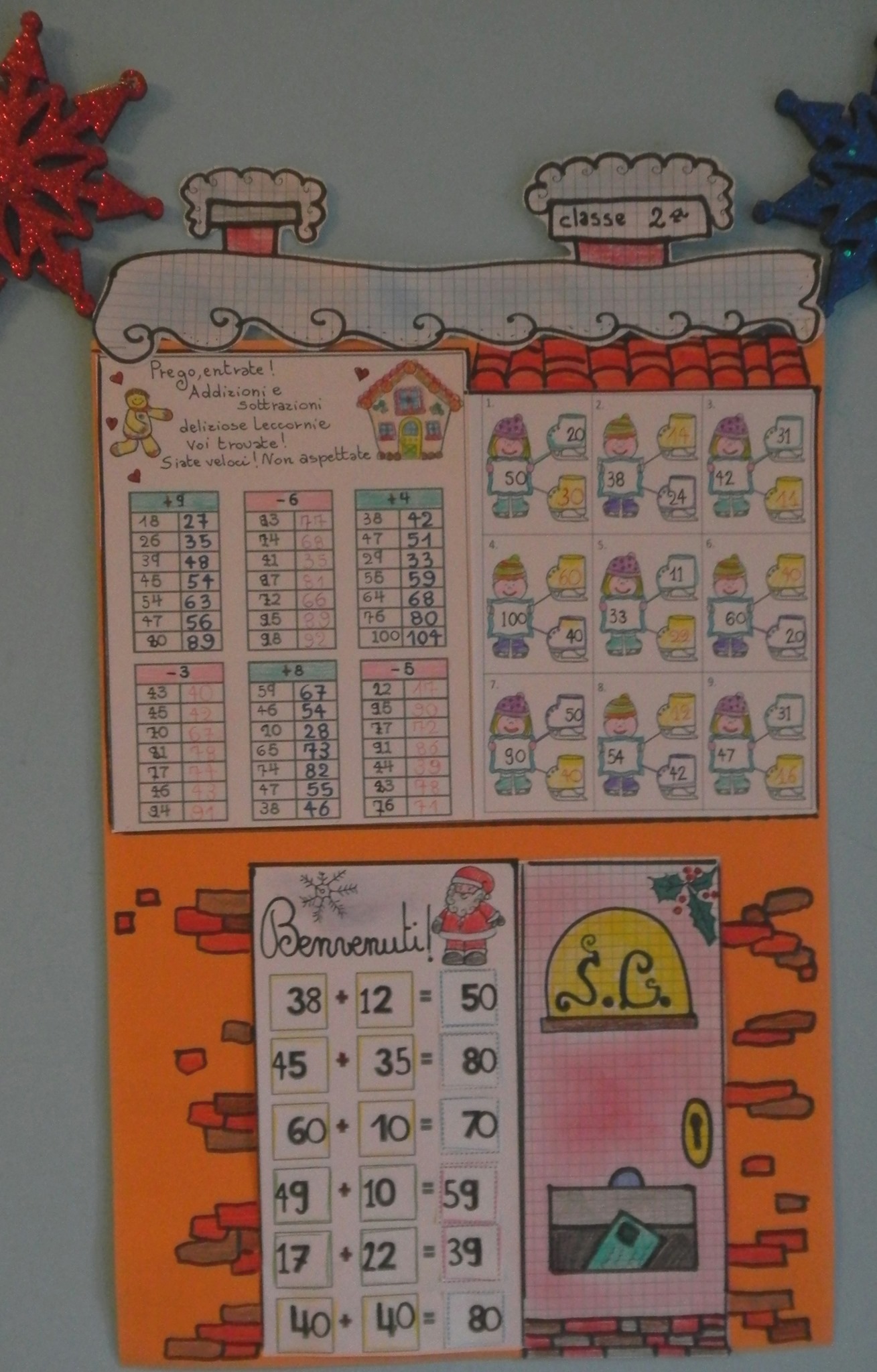 schede di matematica natale