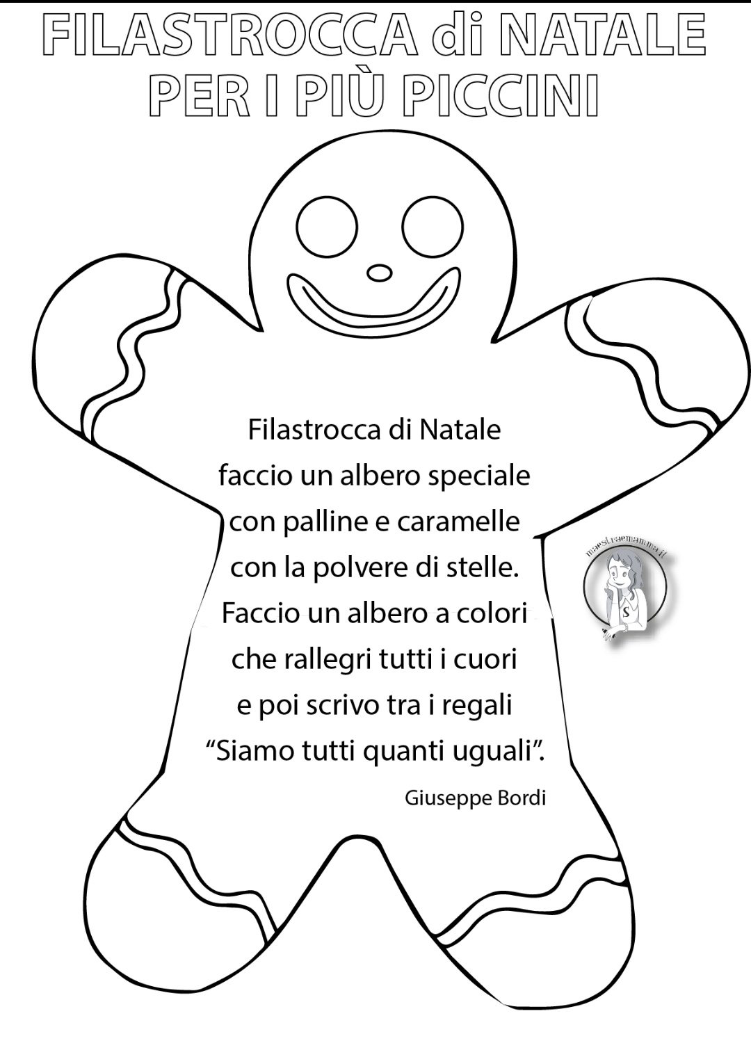 Filastrocca di Natale bambini piccoli Giuseppe bordi