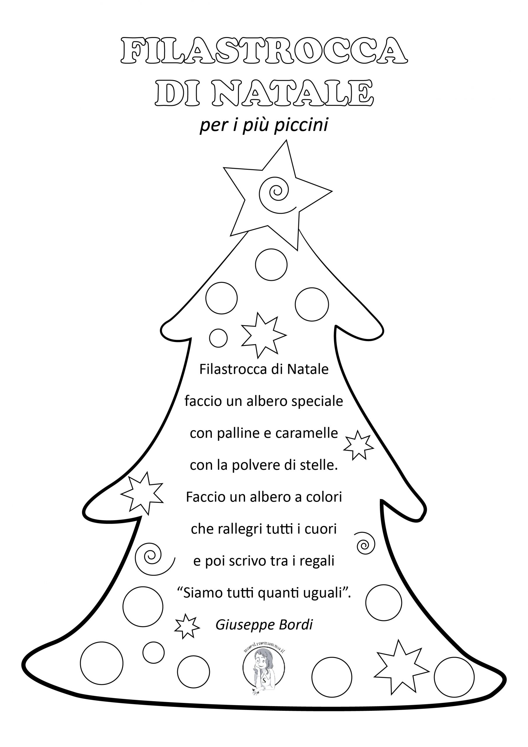 filastrocca di natale per i bambini piccoli poesia natale bambini di tre anni 3