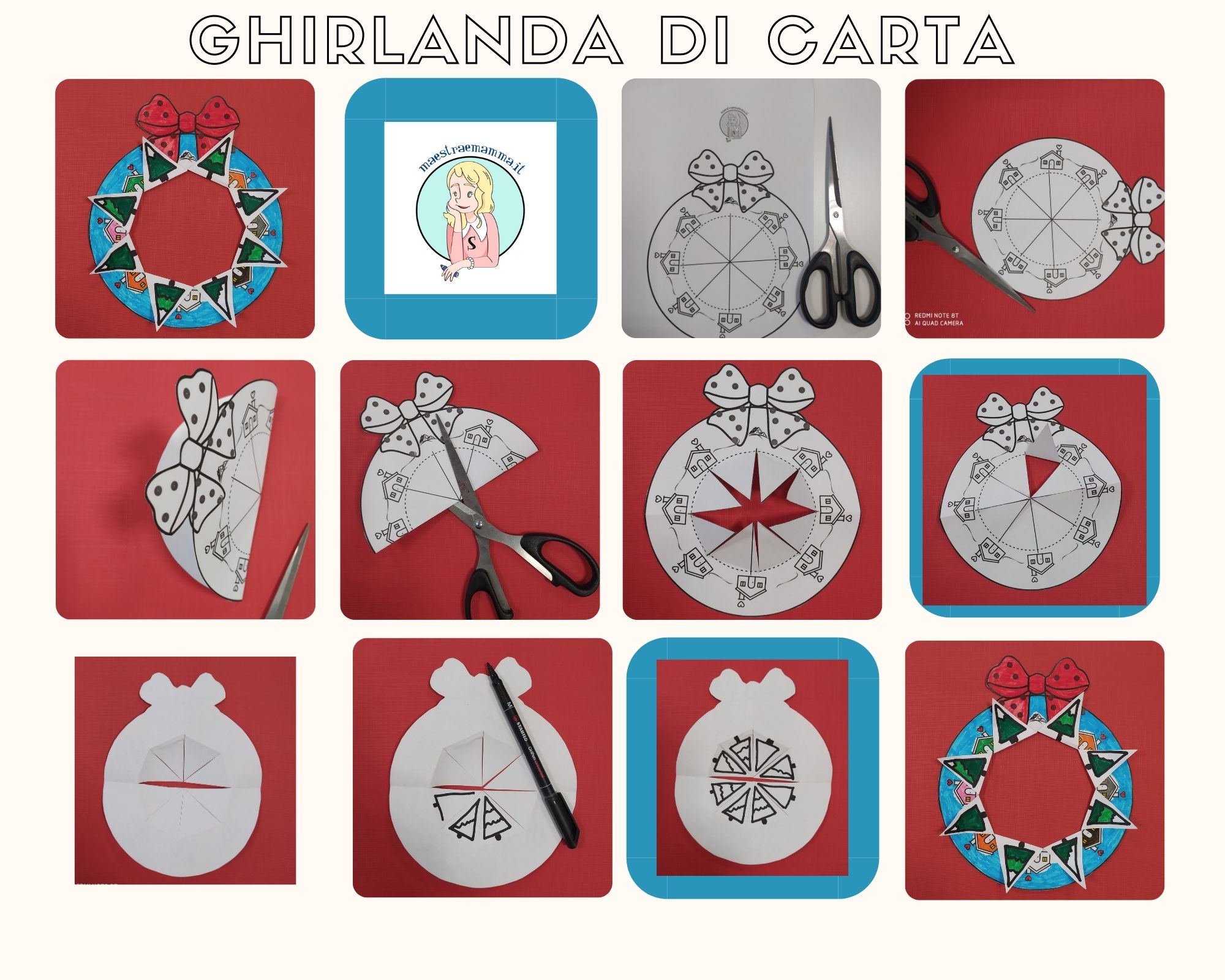 ghirlanda di carta
