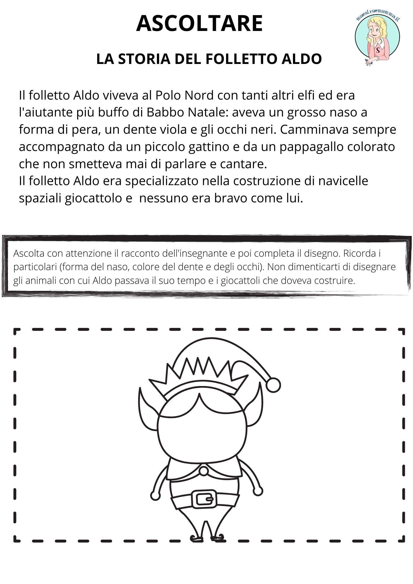 verifica primo quadrimestre scheda per competenza italiano ascoltare ascolto classe prima scuola primaria