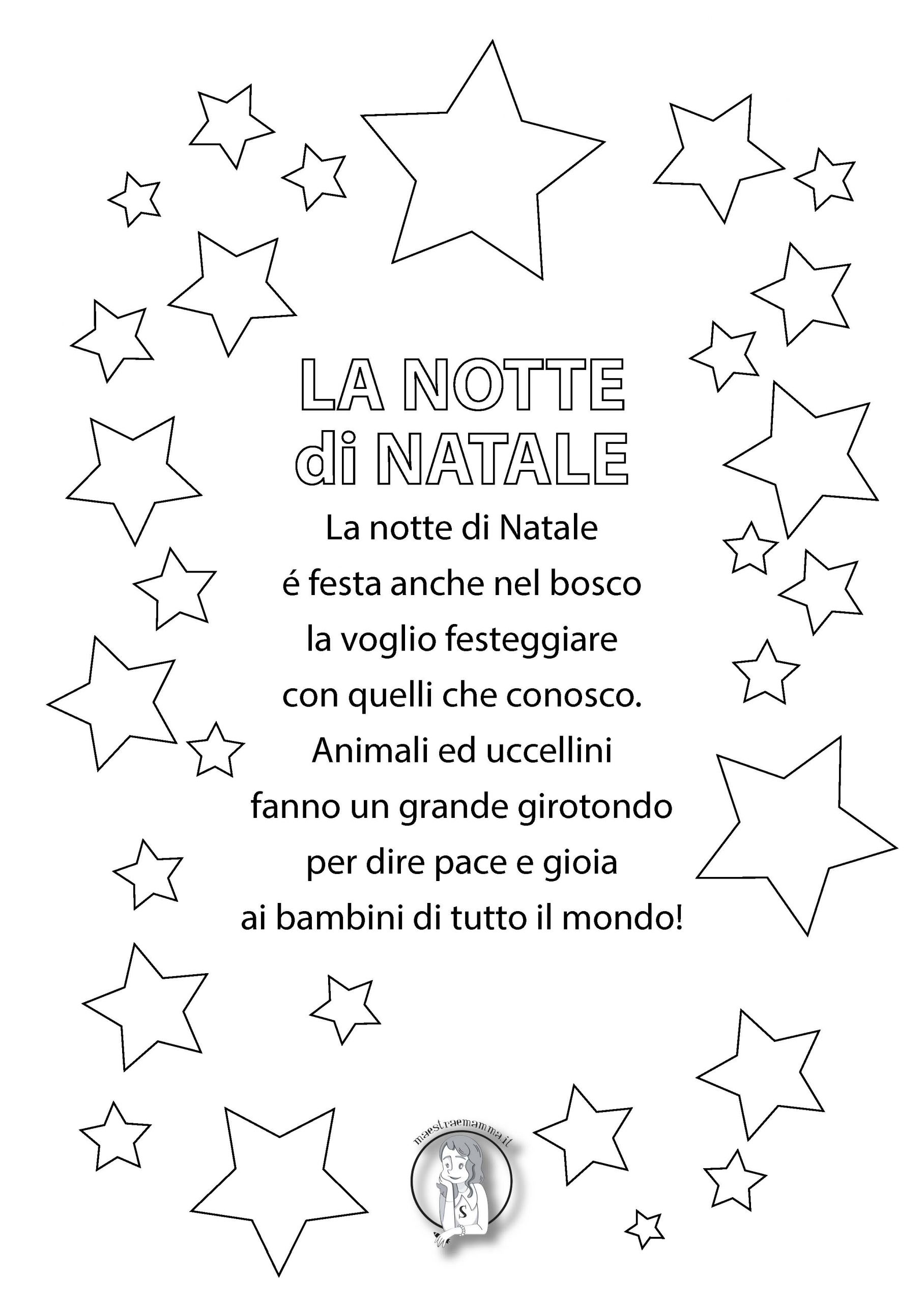 La notte di Natale poesia