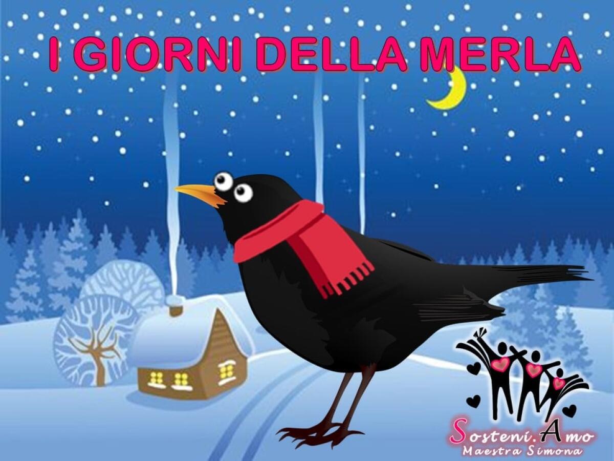 I giorni della merla scuola primaria - scheda di comprensione e immagini - 