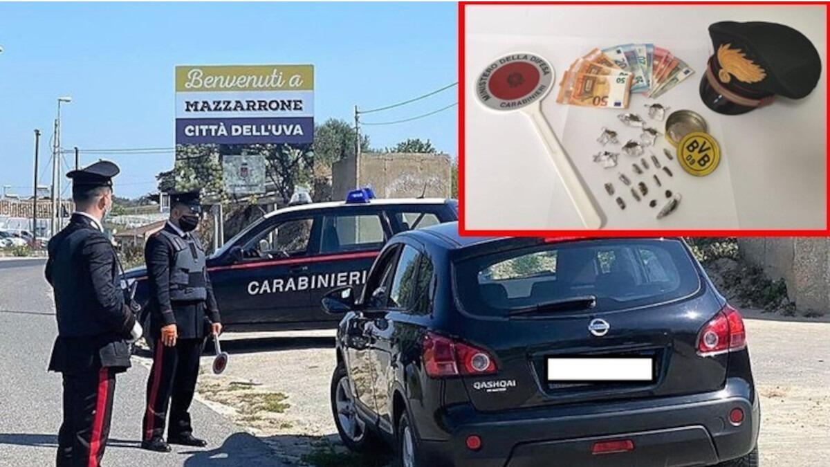 Licodia Eubea: due minorenni fermati per controllo anti Covid sorpresi con 6 dosi di marijuana e 14 di hashish, arrestati - 