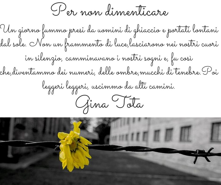 27 gennaio poesie sull' olocausto giornata della memoria Giorno della memoria poesia sull'Olocausto per ricordare la Shoah