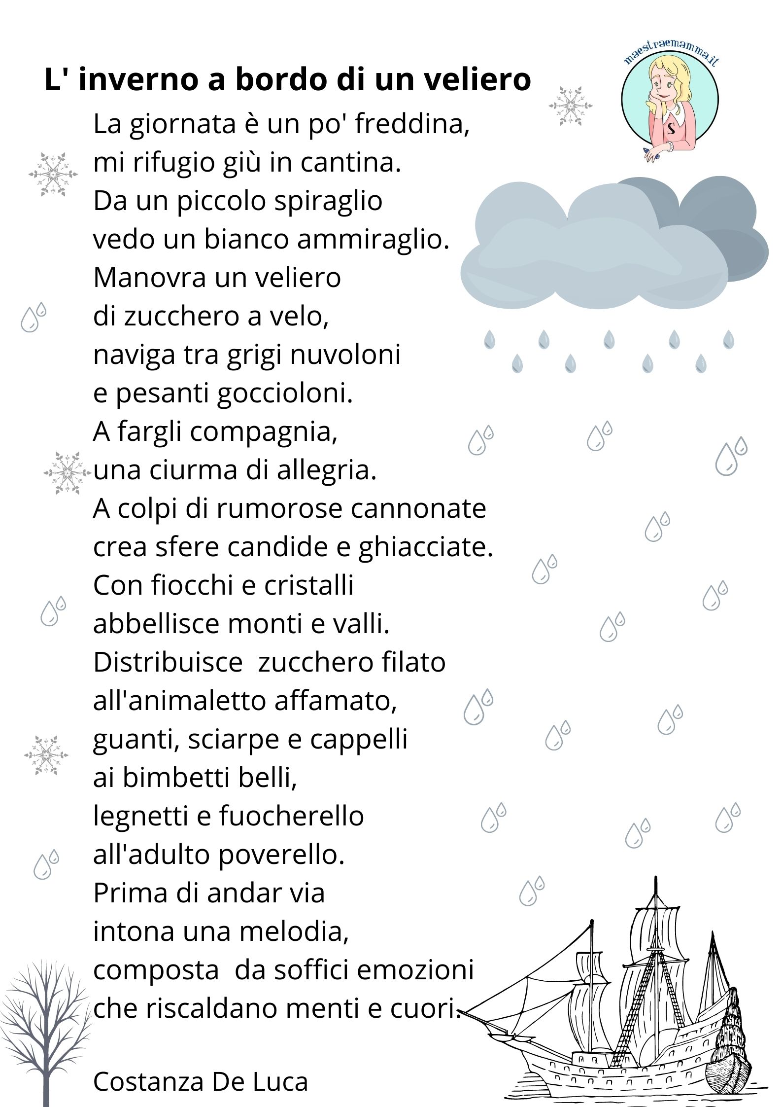 Poesia sull'inverno: L'inverno a bordo di un veliero