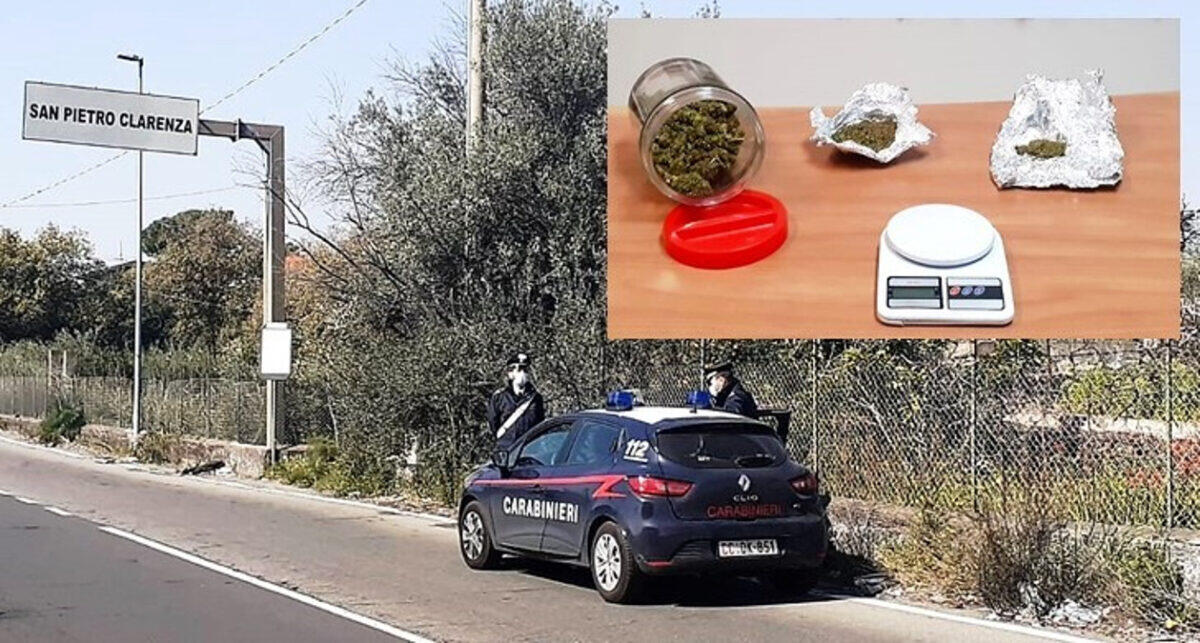 San Pietro Clarenza, colto in flagranza fruttivendolo-spacciatore - 