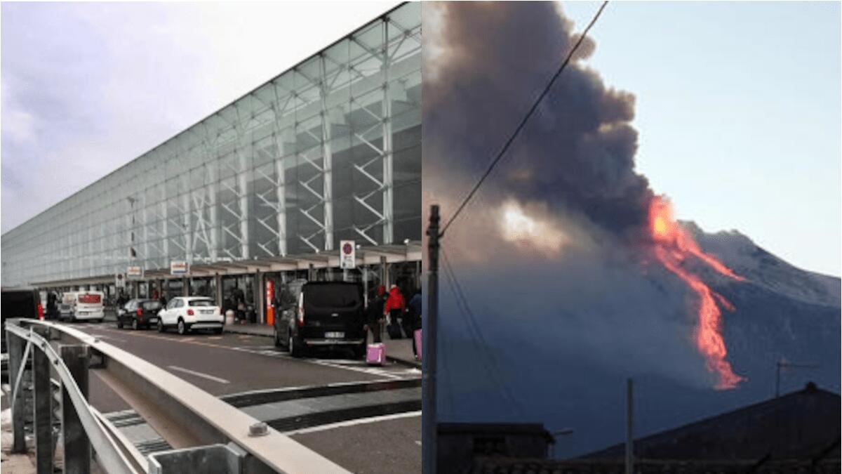 Etna: la cenere blocca l’aeroporto Fontanarossa ma la rapida pulizia notturna l’ha reso operativo in mattinata, cinque voli cancellati o dirottati - 