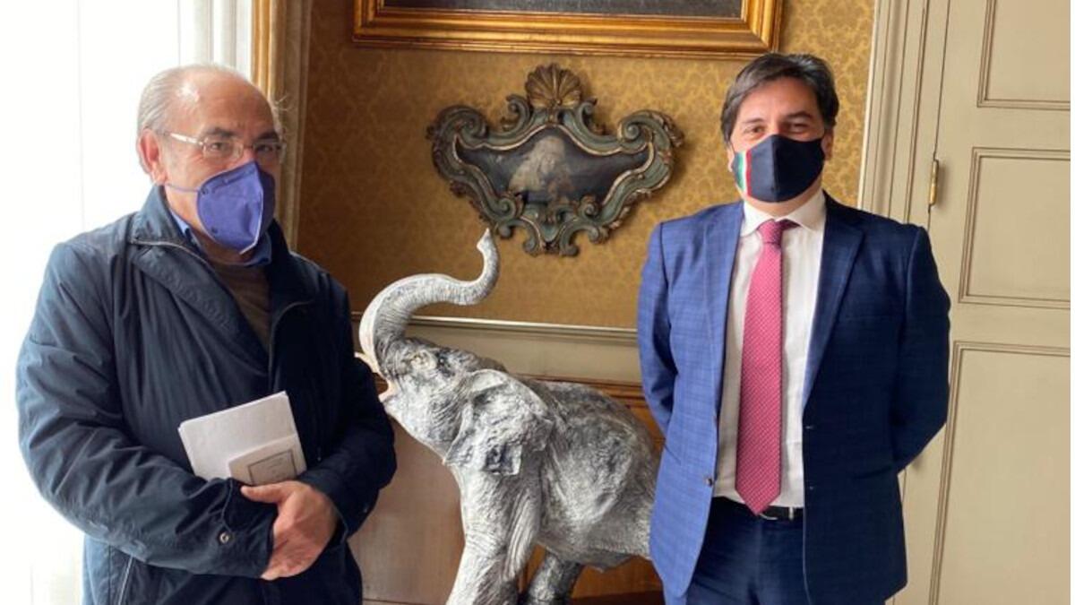 Il Sindaco Pogliese riceve il presidente dell’Ersu Cantarella a Palazzo degli Elefanti: “offrire servizi all'altezza degli standard europei e internazionali” - 