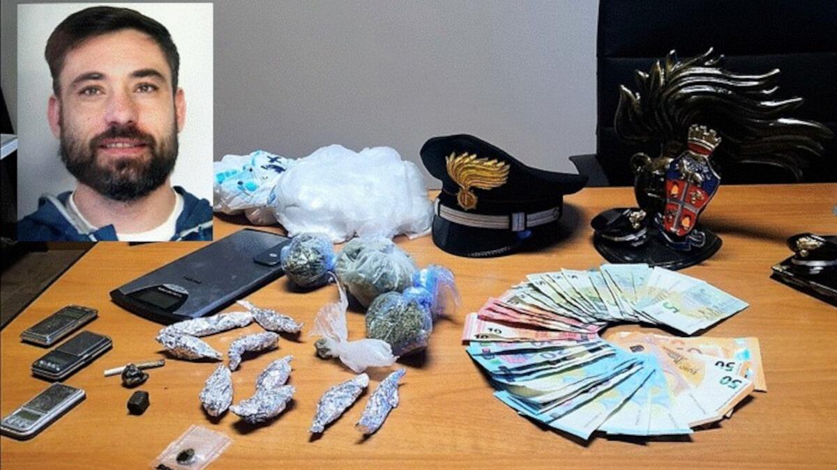 Misterbianco: Carabinieri entrano in casa assieme al cliente, detenuto agli arresti domiciliari nascondeva droga e denaro nel barbecue - 