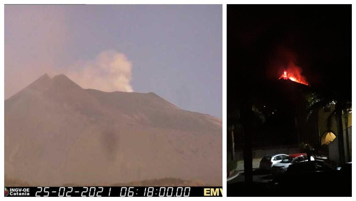 sesta Eruzione sull'Etna: colate nella zona sommitale - 