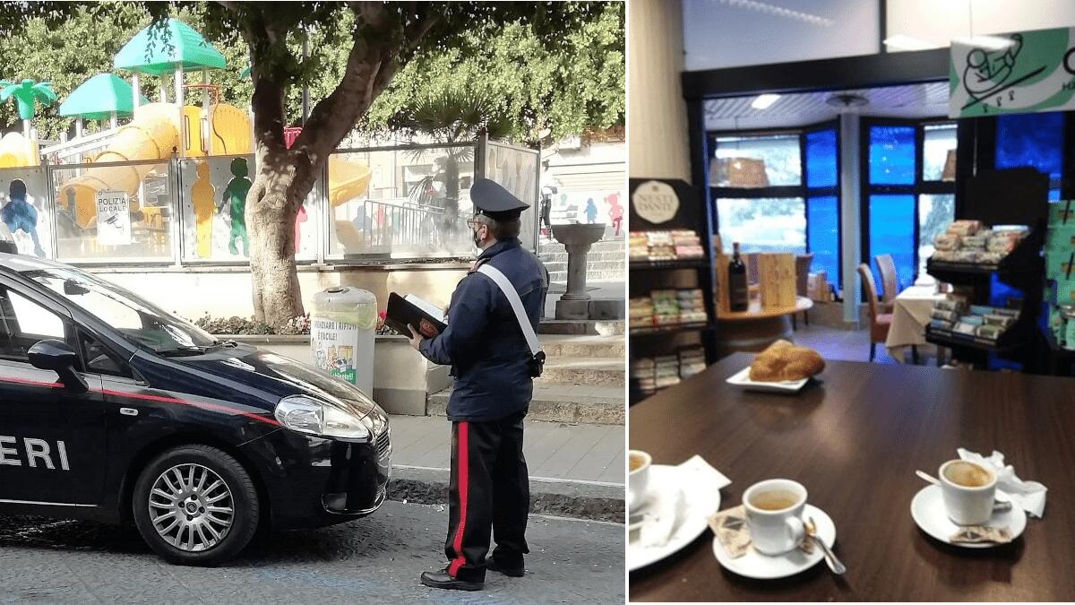 Misterbianco: proprietario serviva i clienti al tavolo in beffa alle restrizioni. Chiuso chiosco bar e controllate 25 persone - 