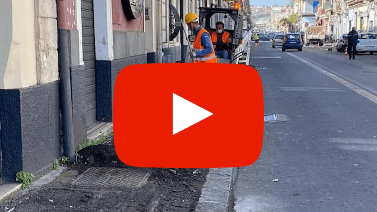 Catania, avviato il cantiere per la riqualificazione di via Palermo. Pogliese: "Intervento atteso da cittadini e automobilisti" - 