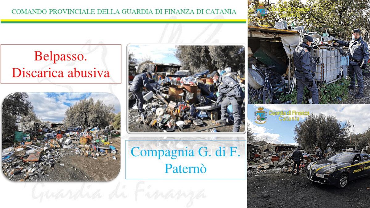 Belpasso: GdF sequestra 5.300 mq di discarica e 17 strutture abusive tra cui piccola fattoria con oltre 60 animali nel pieno degrado - 