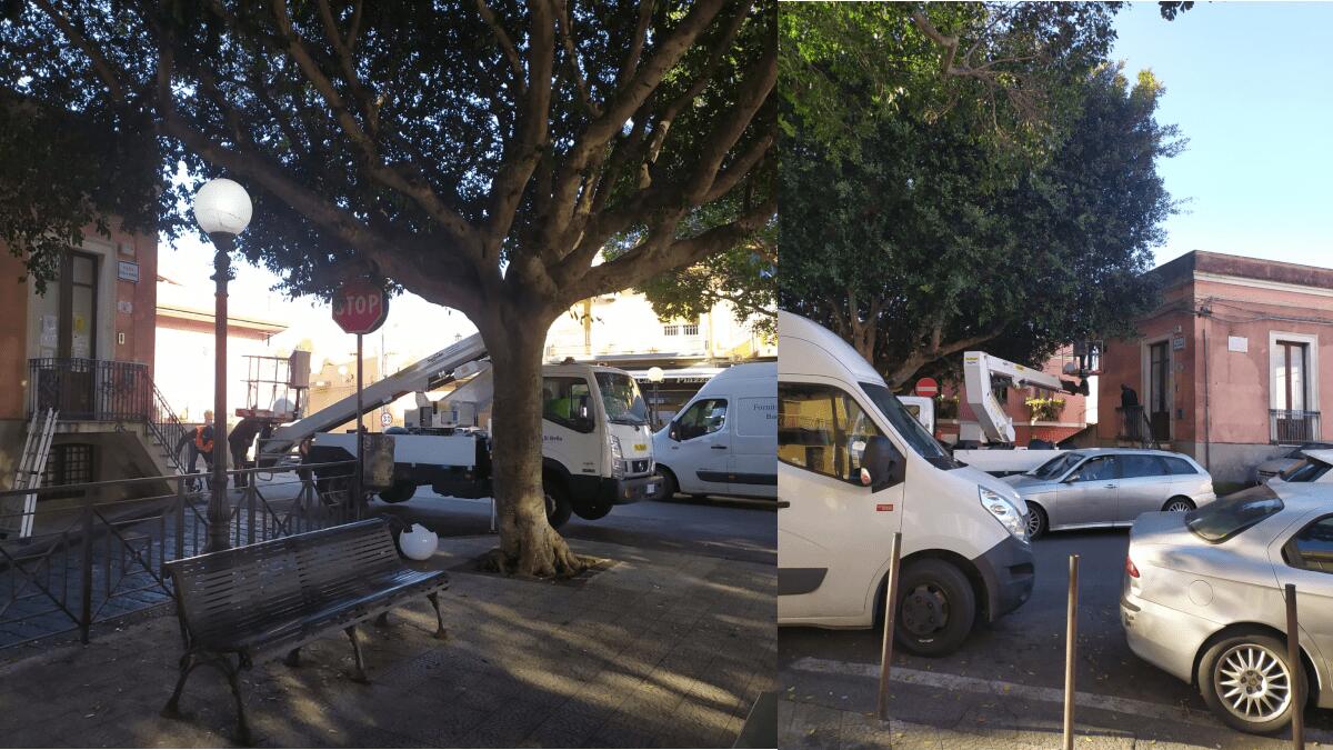 San Giovanni Galermo: la pubblica illuminazione torna anche in piazza Chiesa Madre - 
