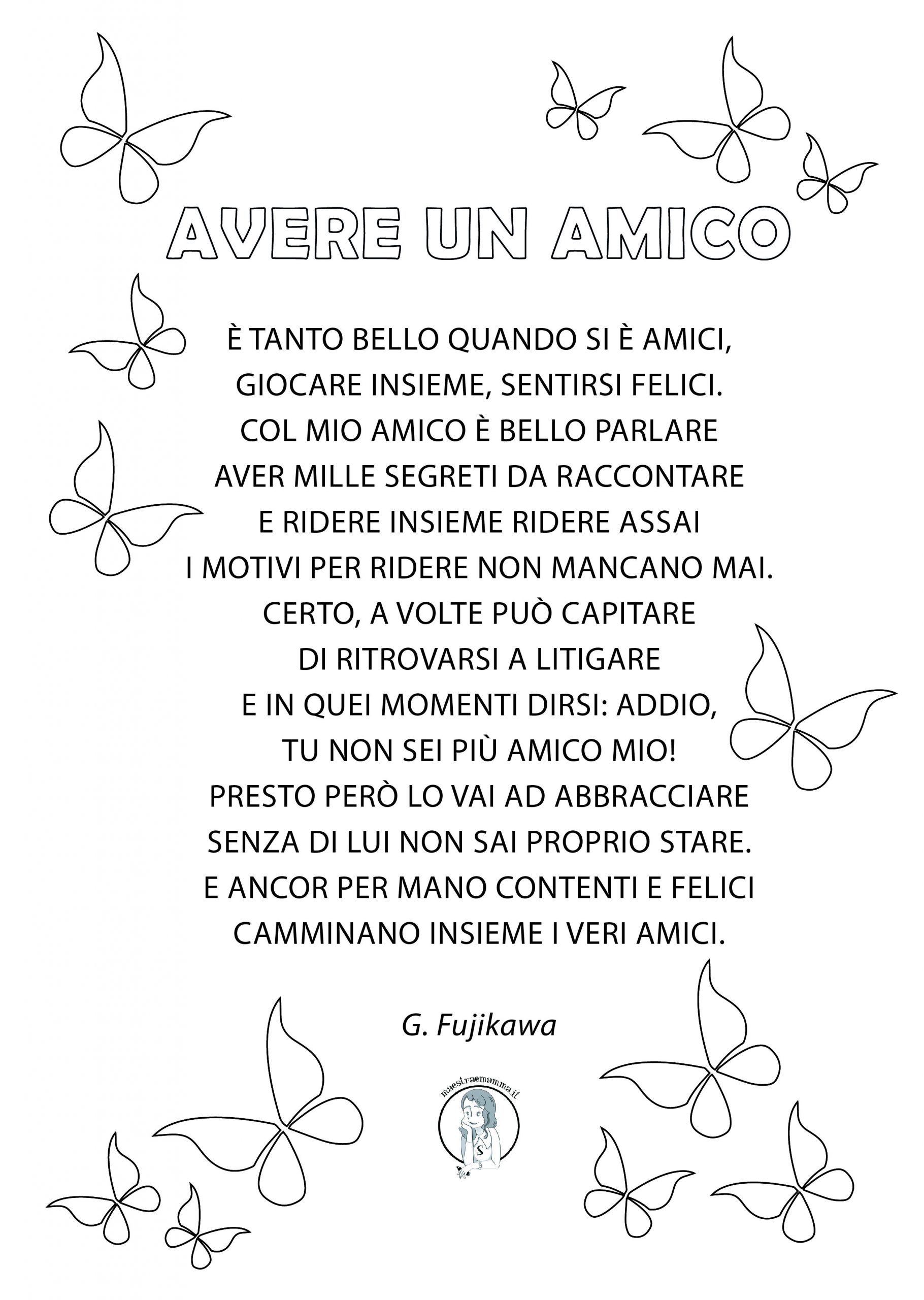 Poesia per San Valentino per bambini: "Avere un amico"