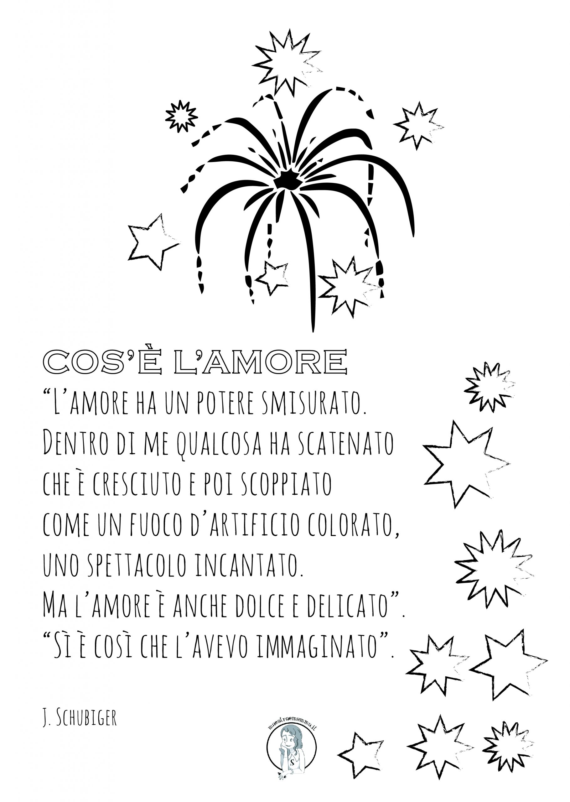 poesia breve semplice per bambini per parlare di amore