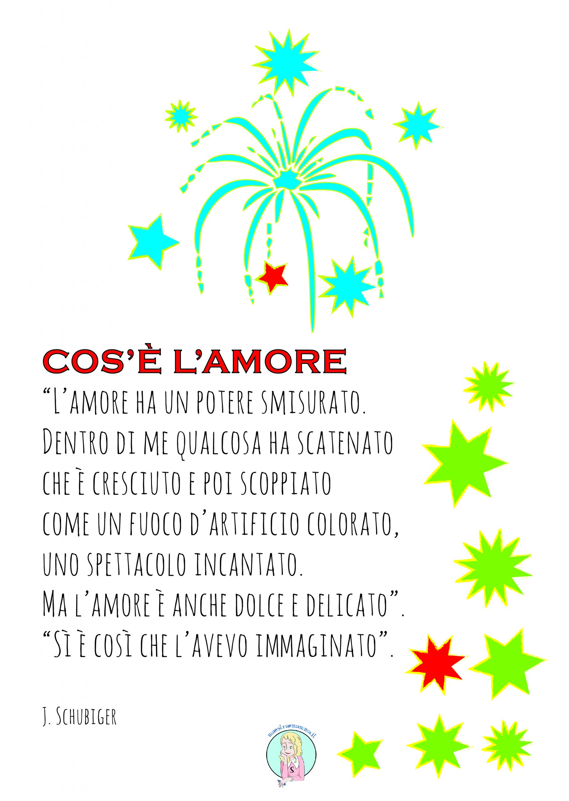 Cos'è l'amore - semplice poesia breve semplice per San Valentino