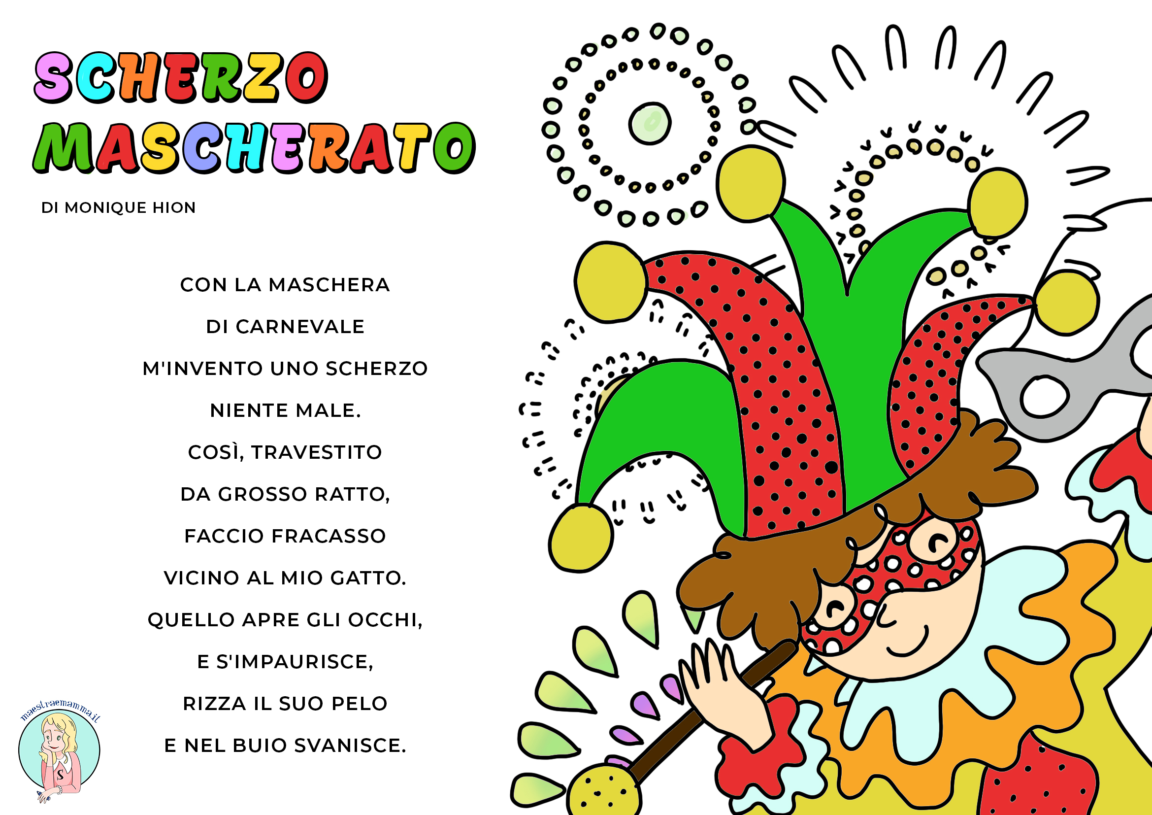 Filastrocca di Carnevale per bambini
