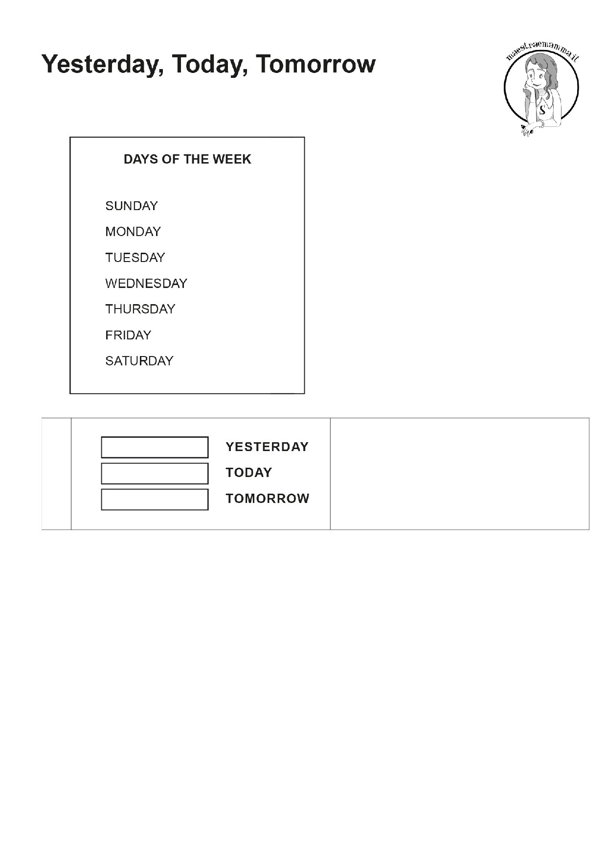 YESTERDAY TODAY TOMORROW PDF